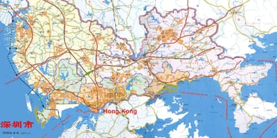 Мапа на Шенжен емс Кина