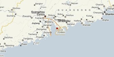 Shekou Кина мапа